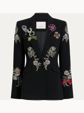 Cinq a Sept NWT Heritage Rose Cheyenne Embroidered Blazer (ORIG.$695) (SIZE 8)